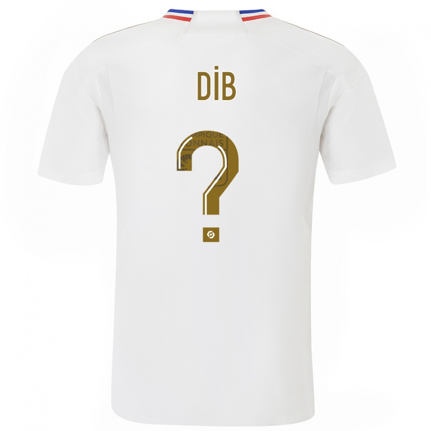 Kandiny Femme Maillot Djibrail Dib #0 Blanc Tenues Domicile 2023/24 T-Shirt