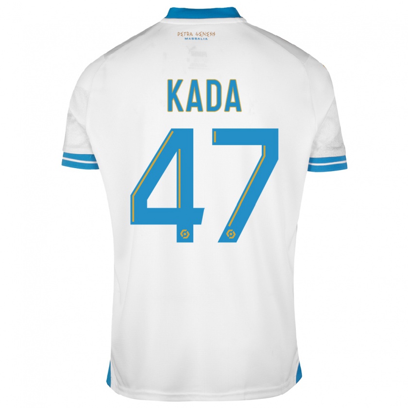 Kandiny Femme Maillot Joakim Kada #47 Blanc Tenues Domicile 2023/24 T-Shirt