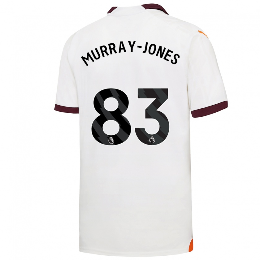 Kandiny Femme Maillot George Murray-Jones #83 Blanc Tenues Extérieur 2023/24 T-Shirt