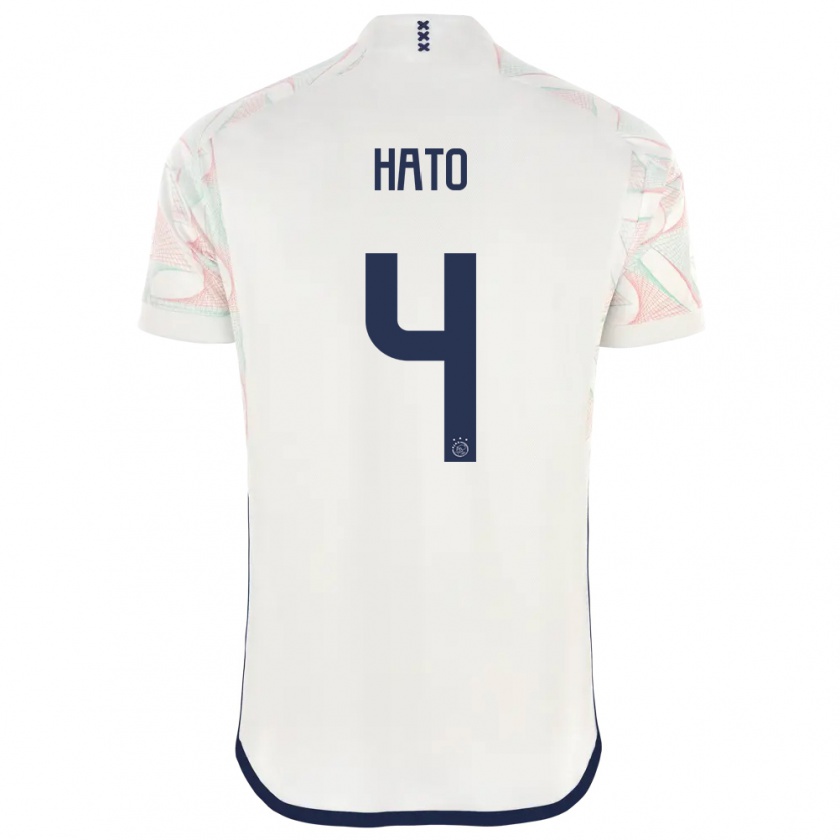 Kandiny Femme Maillot Jorrel Hato #4 Blanc Tenues Extérieur 2023/24 T-Shirt