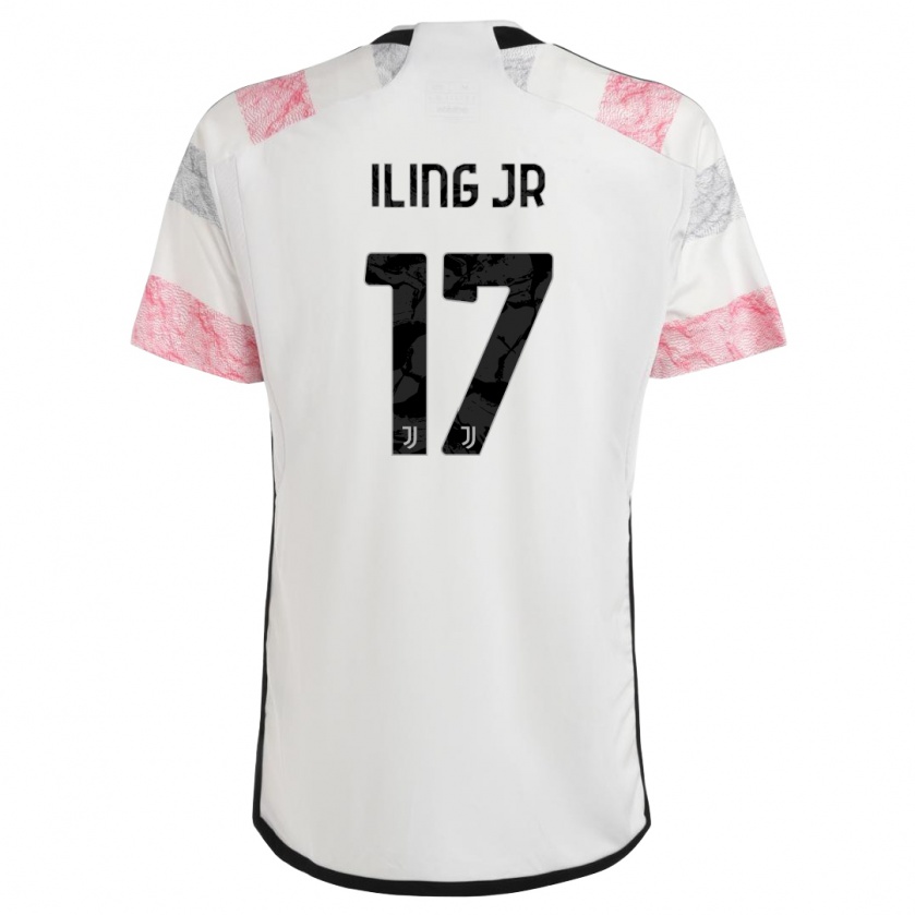Kandiny Femme Maillot Samuel Iling Junior #17 Blanc Rose Tenues Extérieur 2023/24 T-Shirt