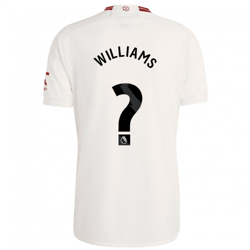 Kandiny Femme Maillot Ethan Williams #0 Blanc Troisieme 2023/24 T-Shirt