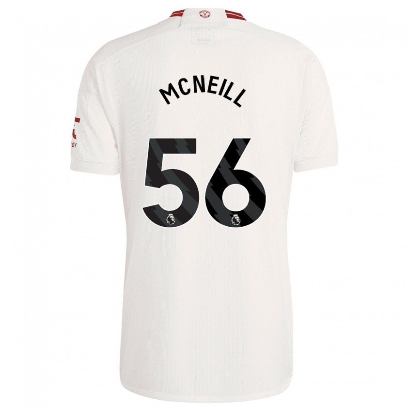Kandiny Femme Maillot Charlie Mcneill #56 Blanc Troisieme 2023/24 T-Shirt
