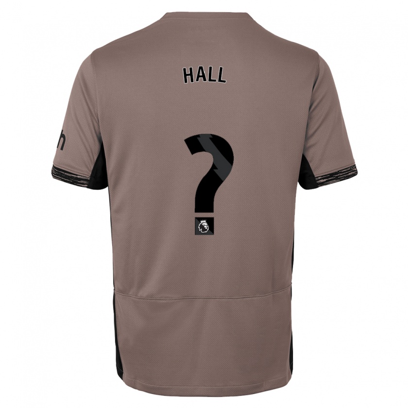 Kandiny Femme Maillot Tyrese Hall #0 Beige Foncé Troisieme 2023/24 T-Shirt