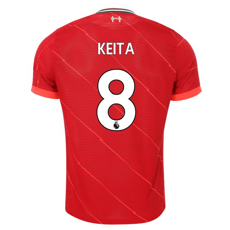 Enfant Football Maillot Naby Keita #8 Rouge Tenues Domicile 2021/22 T-shirt