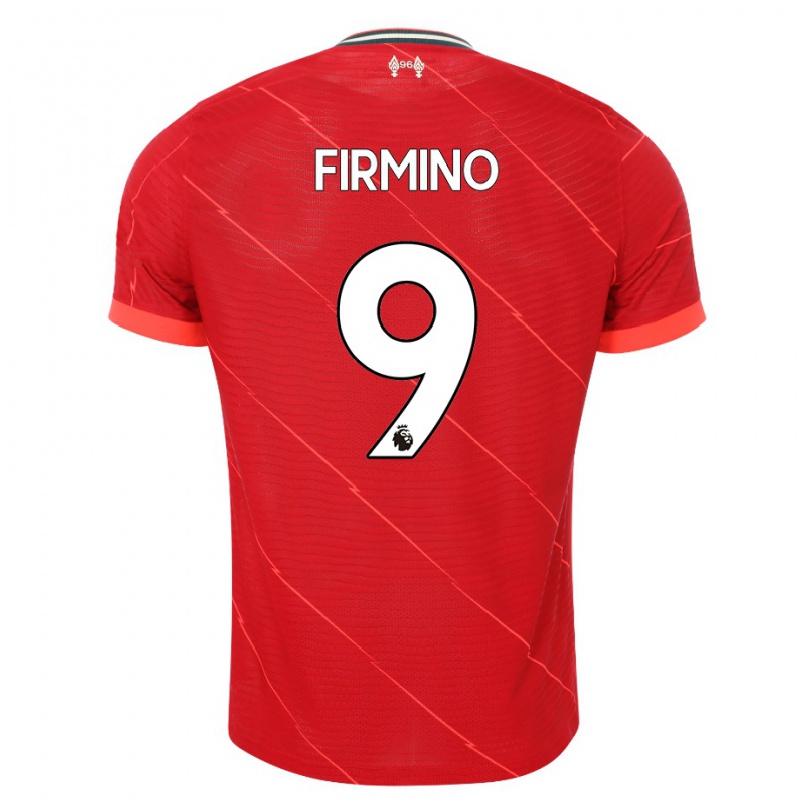 Enfant Football Maillot Roberto Firmino #9 Rouge Tenues Domicile 2021/22 T-shirt