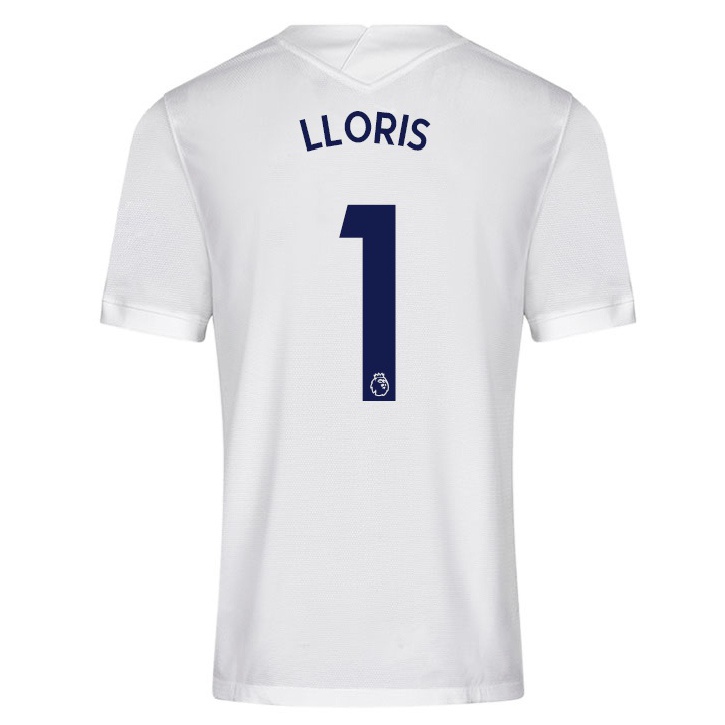 Enfant Football Maillot Hugo Lloris #1 Blanche Tenues Domicile 2021/22 T-shirt