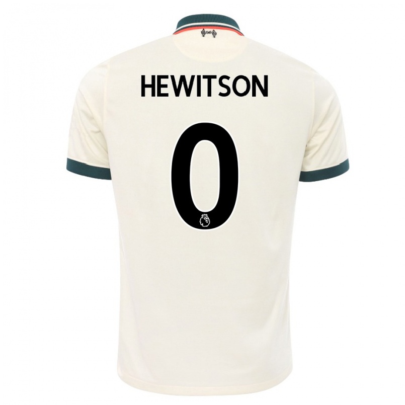 Enfant Football Maillot Luke Hewitson #0 Beige Tenues Extérieur 2021/22 T-shirt
