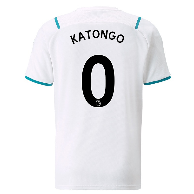 Enfant Football Maillot Jadel Katongo #0 Blanche Tenues Extérieur 2021/22 T-shirt