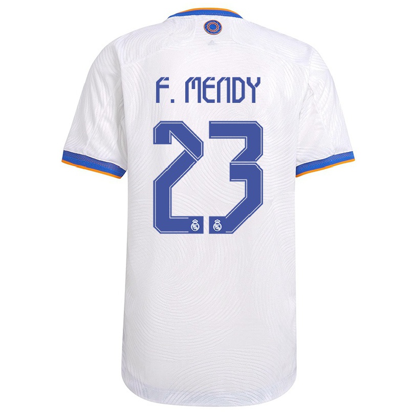 Enfant Football Maillot Ferland Mendy #23 Blanche Tenues Domicile 2021/22 T-shirt
