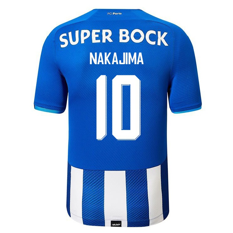 Enfant Football Maillot Shoya Nakajima #10 Bleu Royal Tenues Domicile 2021/22 T-shirt