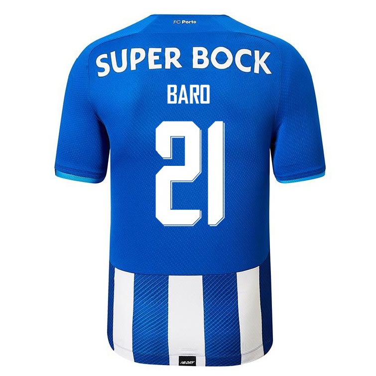 Enfant Football Maillot Romario Baro #21 Bleu Royal Tenues Domicile 2021/22 T-shirt