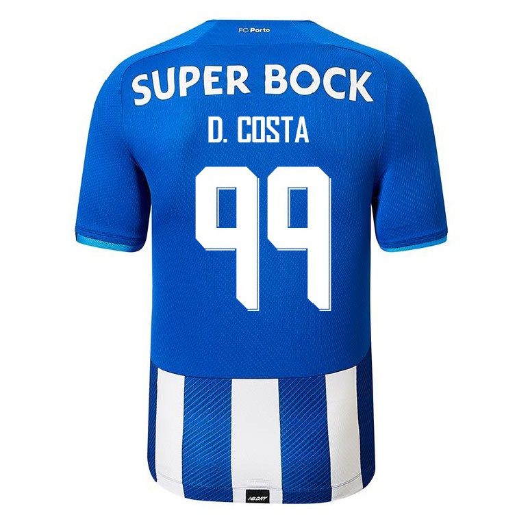 Enfant Football Maillot Diogo Costa #99 Bleu Royal Tenues Domicile 2021/22 T-shirt
