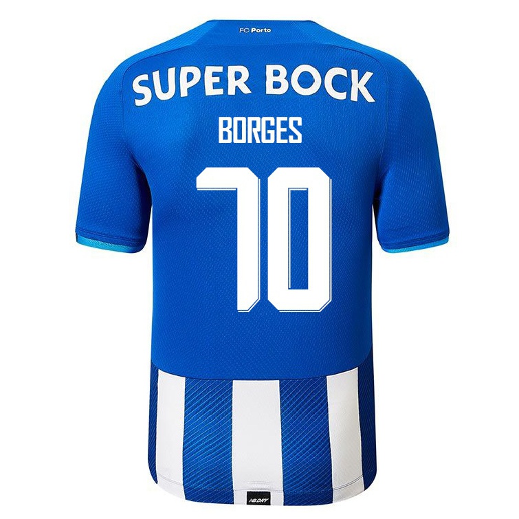Enfant Football Maillot Goncalo Borges #70 Bleu Royal Tenues Domicile 2021/22 T-shirt