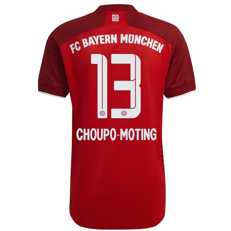Enfant Football Maillot Eric Maxim Choupo-moting #13 Rouge Foncé Tenues Domicile 2021/22 T-shirt