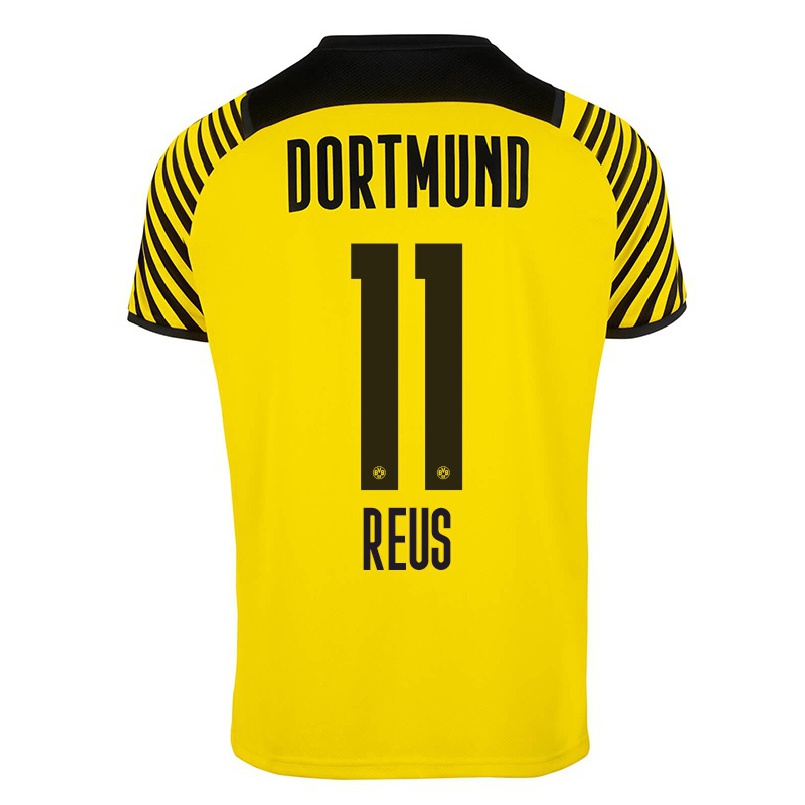 Enfant Football Maillot Marco Reus #11 Jaune Tenues Domicile 2021/22 T-shirt