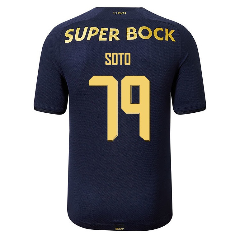 Enfant Football Maillot Sebastian Soto #79 Bleu Marin Tenues Extérieur 2021/22 T-shirt