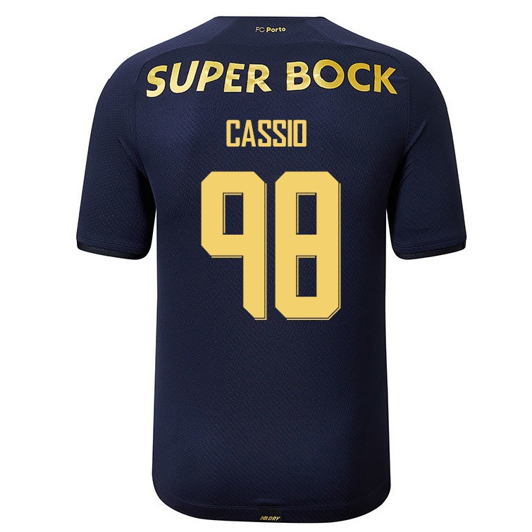 Enfant Football Maillot Igor Cassio #98 Bleu Marin Tenues Extérieur 2021/22 T-shirt