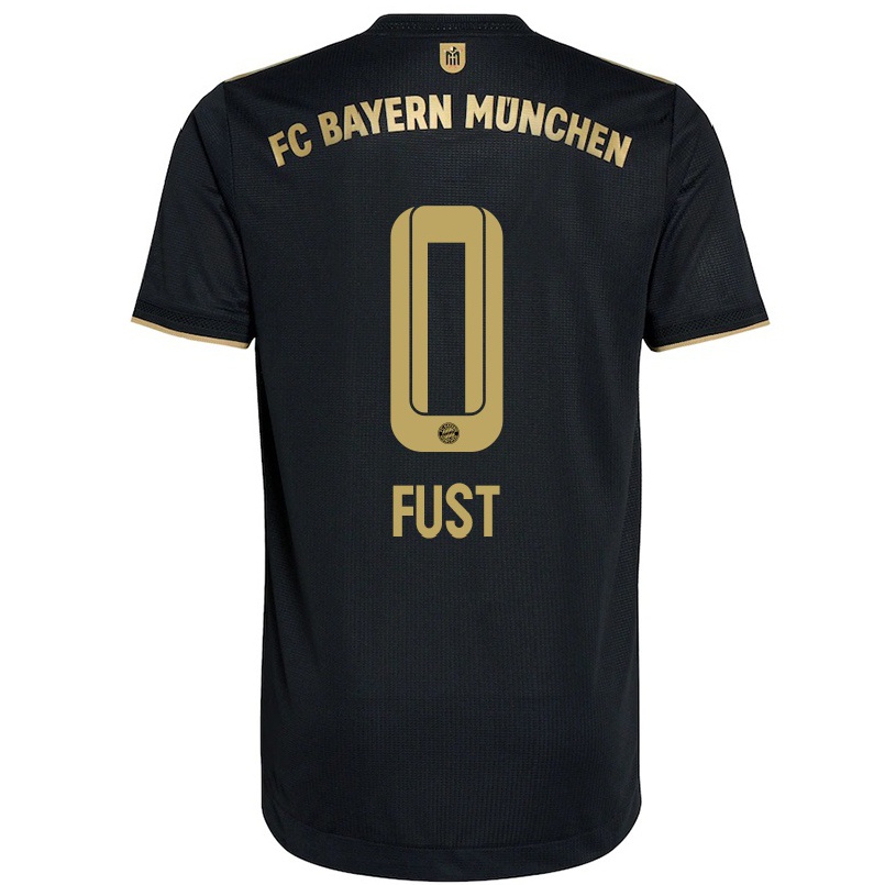 Enfant Football Maillot Leon Fust #0 Le Noir Tenues Extérieur 2021/22 T-shirt