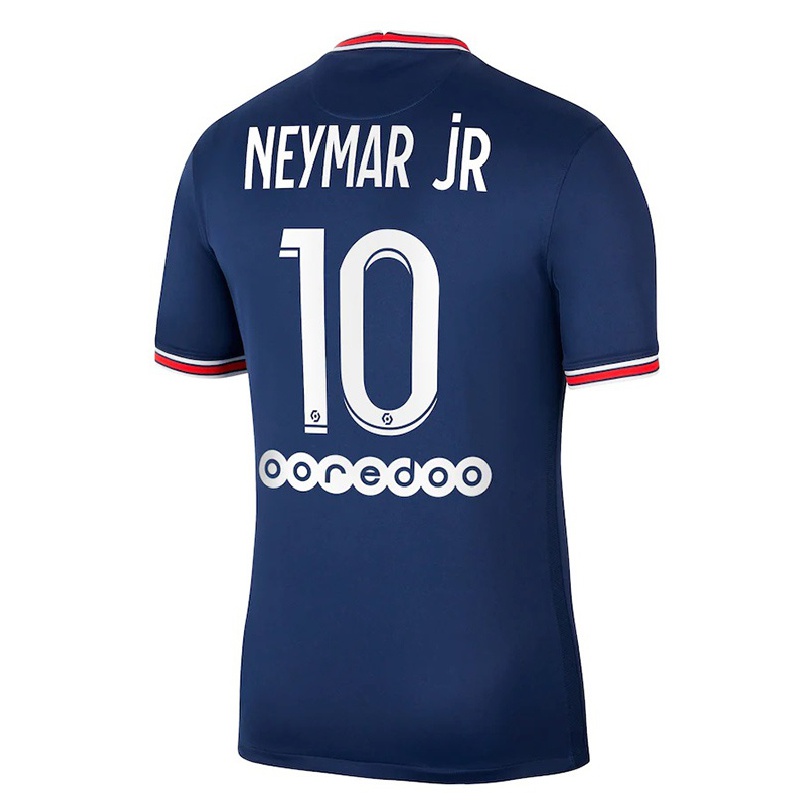 Enfant Football Maillot Neymar #10 Bleu Foncé Tenues Domicile 2021/22 T-shirt