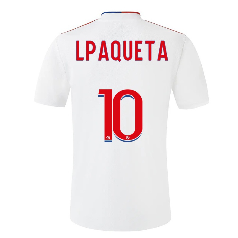 Enfant Football Maillot Lucas Paqueta #10 Blanche Tenues Domicile 2021/22 T-shirt
