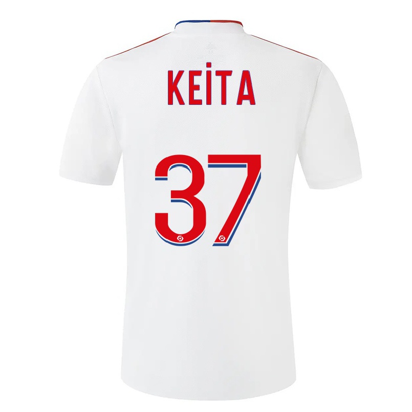 Enfant Football Maillot Habib Keita #37 Blanche Tenues Domicile 2021/22 T-shirt