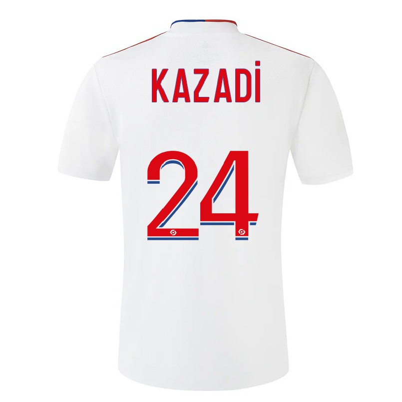 Enfant Football Maillot Grace Kazadi #24 Blanche Tenues Domicile 2021/22 T-shirt