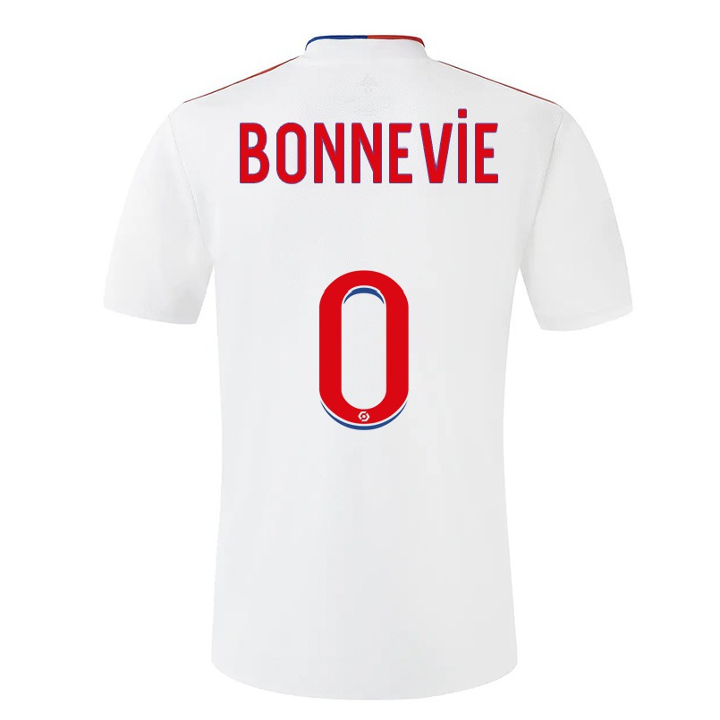 Enfant Football Maillot Kayne Bonnevie #0 Blanche Tenues Domicile 2021/22 T-shirt