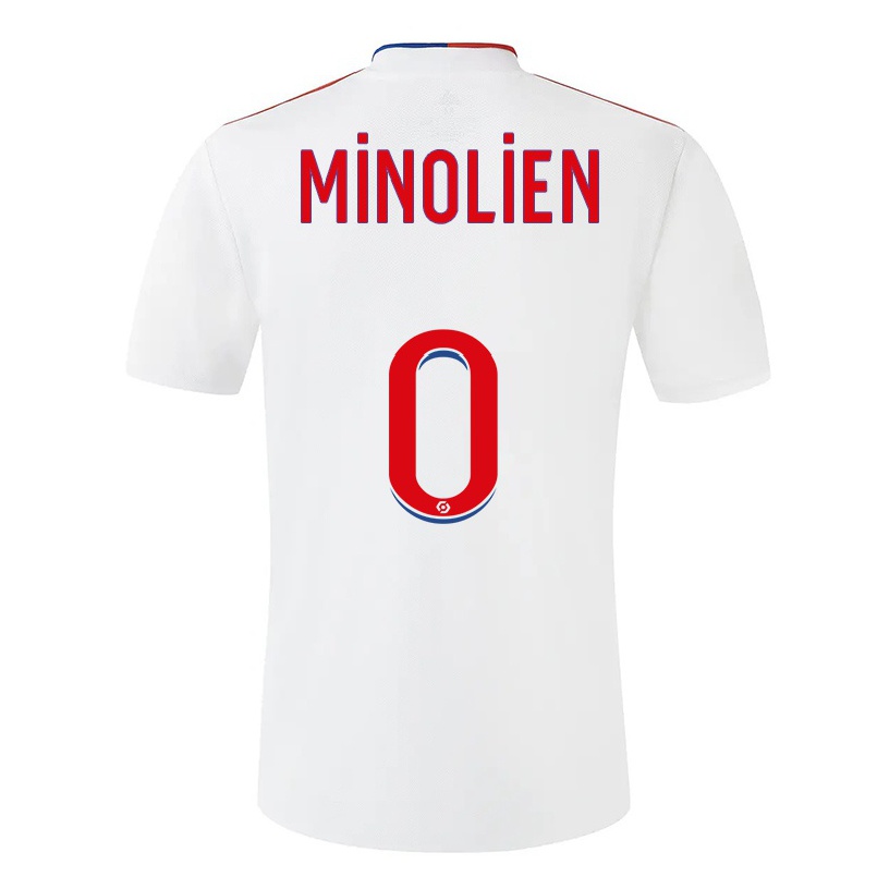 Enfant Football Maillot Andy Minolien #0 Blanche Tenues Domicile 2021/22 T-shirt