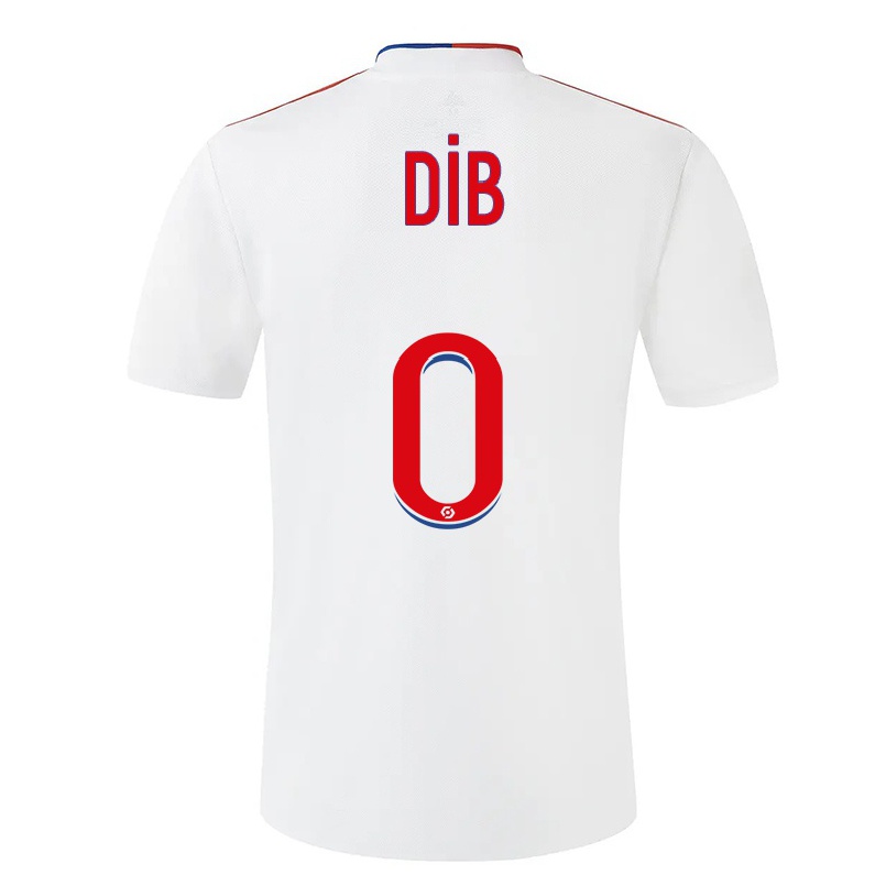 Enfant Football Maillot Djibrail Dib #0 Blanche Tenues Domicile 2021/22 T-shirt