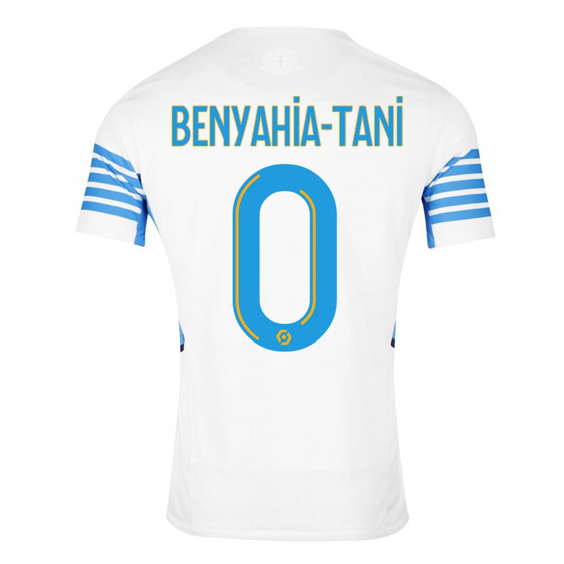 Enfant Football Maillot Aylan Benyahia-tani #0 Blanche Tenues Domicile 2021/22 T-shirt