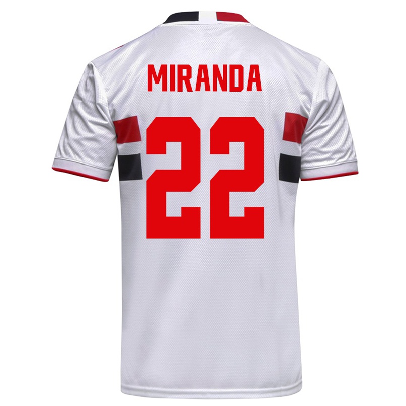Enfant Football Maillot Miranda #22 Blanche Tenues Domicile 2021/22 T-shirt