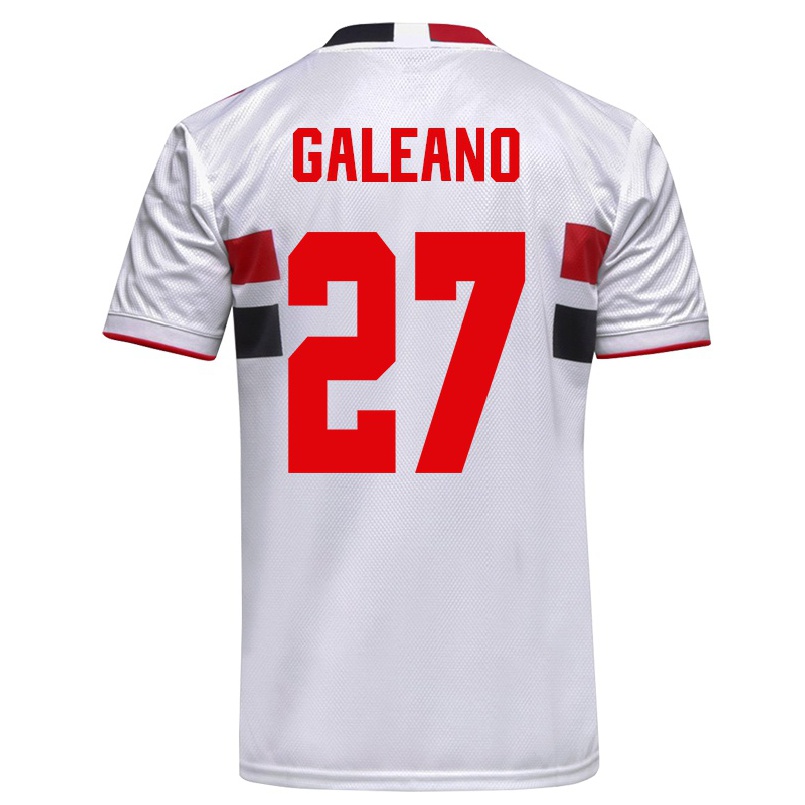 Enfant Football Maillot Antonio Galeano #27 Blanche Tenues Domicile 2021/22 T-shirt
