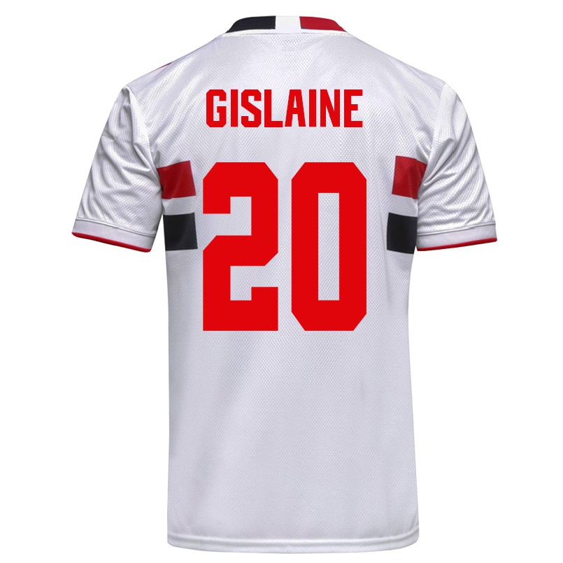 Enfant Football Maillot Gislaine #20 Blanche Tenues Domicile 2021/22 T-shirt