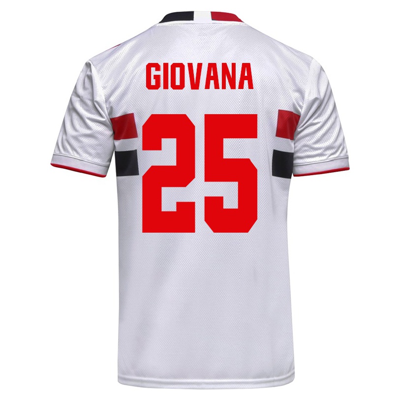 Enfant Football Maillot Giovana #25 Blanche Tenues Domicile 2021/22 T-shirt