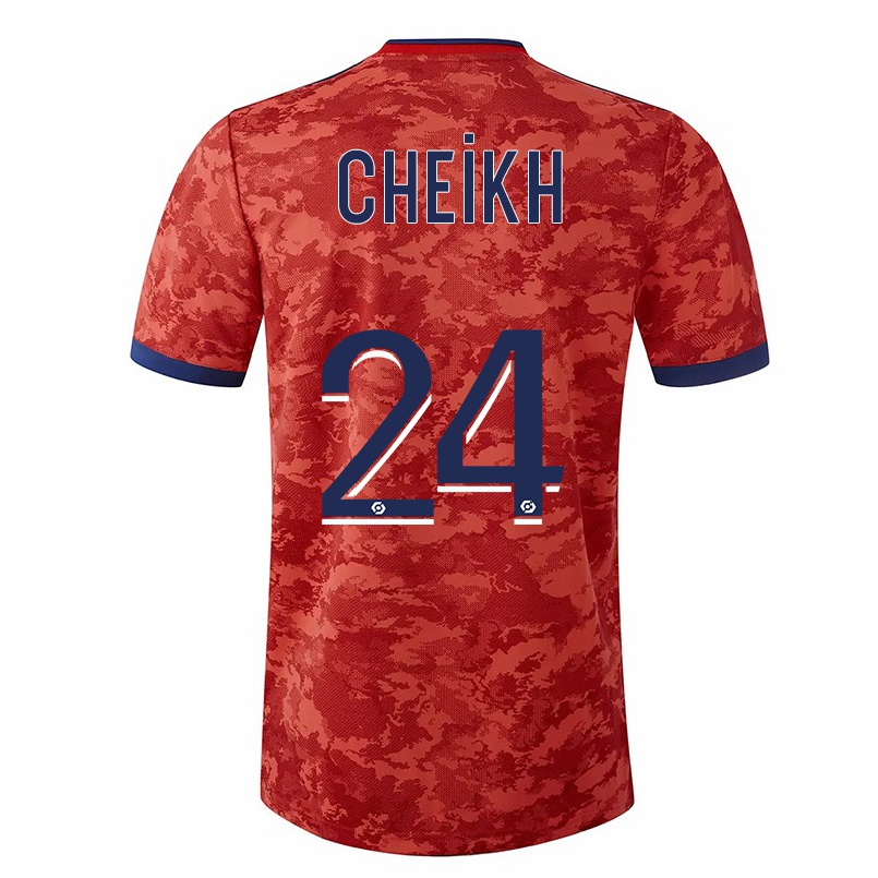 Enfant Football Maillot Pape Cheikh #24 Orange Tenues Extérieur 2021/22 T-shirt