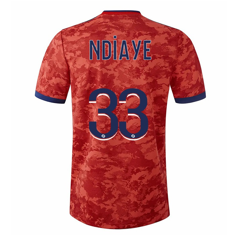 Enfant Football Maillot Abdoulaye Ndiaye #33 Orange Tenues Extérieur 2021/22 T-shirt