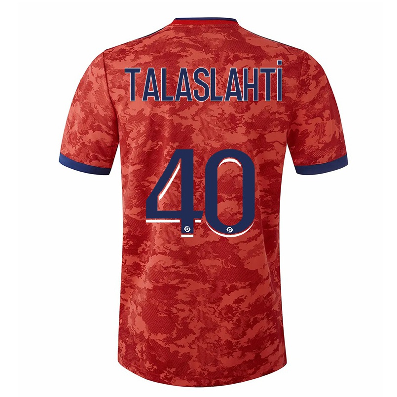 Enfant Football Maillot Katriina Talaslahti #40 Orange Tenues Extérieur 2021/22 T-shirt