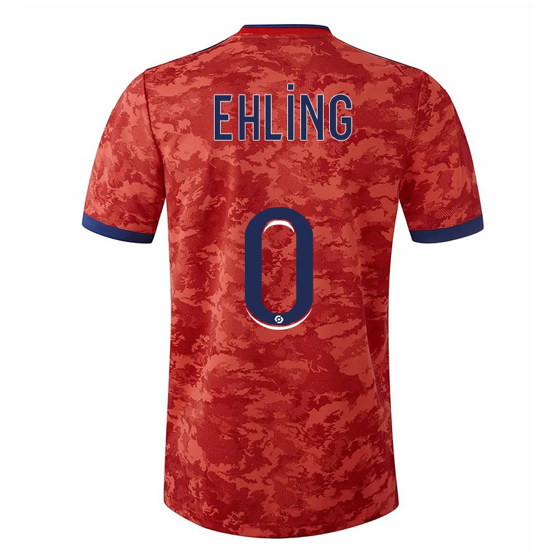 Enfant Football Maillot Thibaut Ehling #0 Orange Tenues Extérieur 2021/22 T-shirt