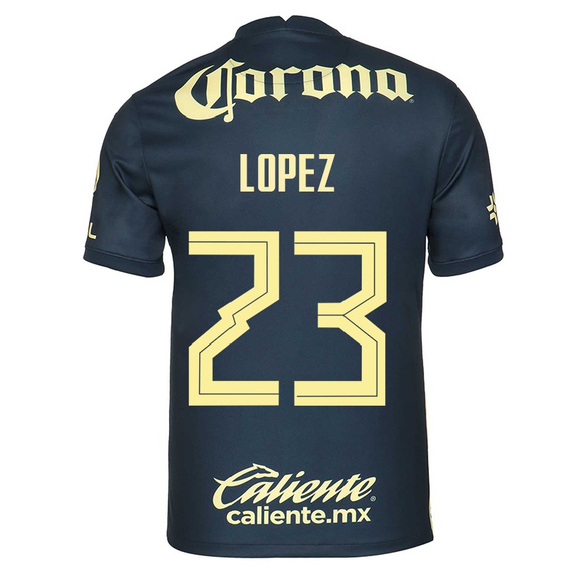Enfant Football Maillot Antonio Lopez #23 Bleu Marin Tenues Extérieur 2021/22 T-shirt