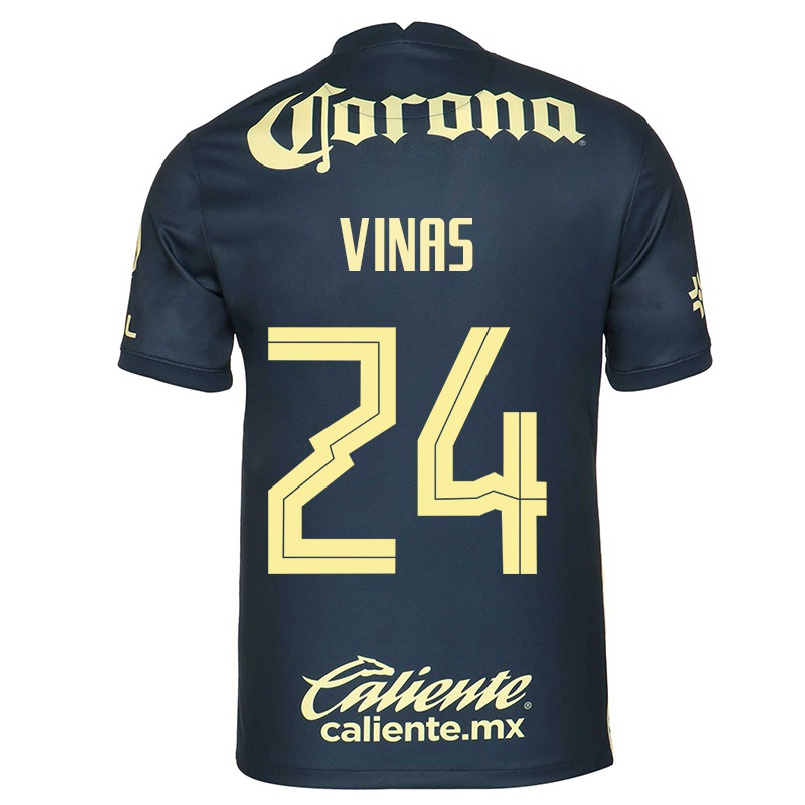Enfant Football Maillot Federico Vinas #24 Bleu Marin Tenues Extérieur 2021/22 T-shirt