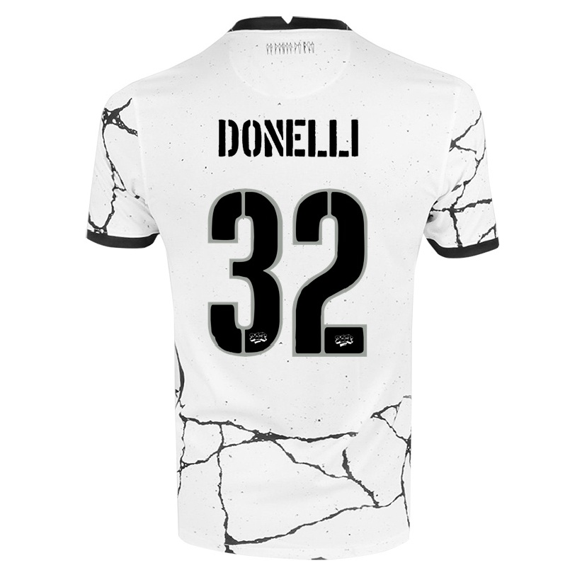 Enfant Football Maillot Matheus Donelli #32 Blanche Tenues Domicile 2021/22 T-shirt