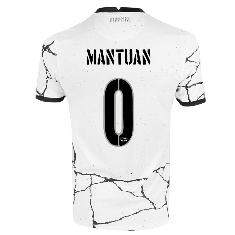 Enfant Football Maillot Gustavo Mantuan #0 Blanche Tenues Domicile 2021/22 T-shirt