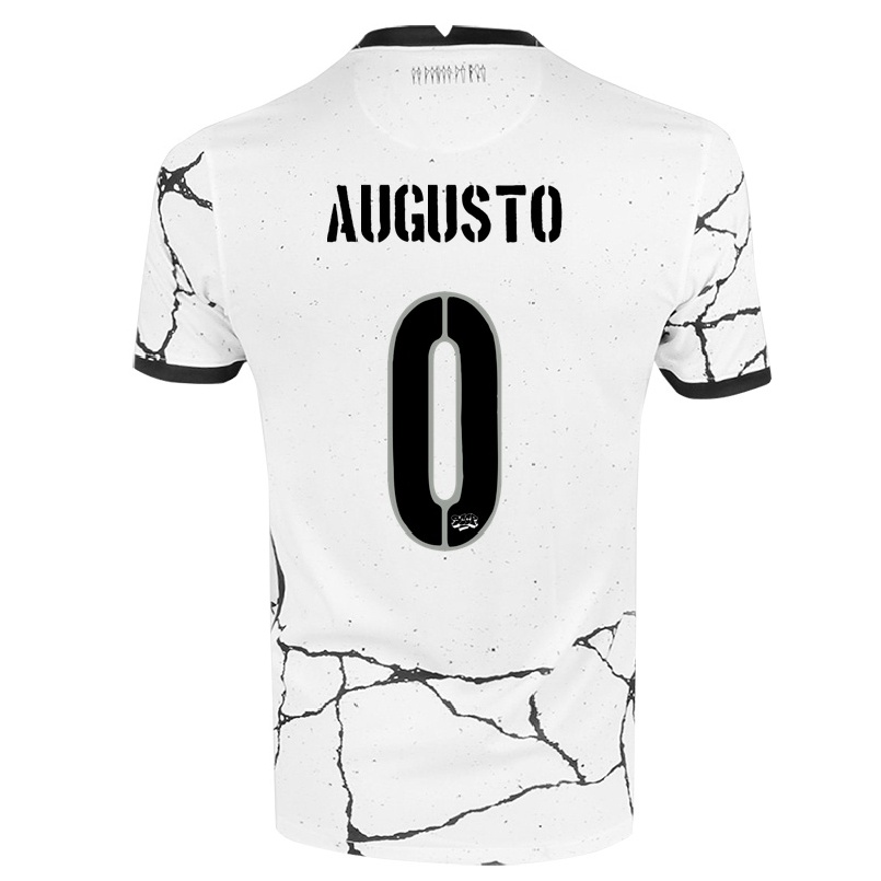 Enfant Football Maillot Felipe Augusto #0 Blanche Tenues Domicile 2021/22 T-shirt