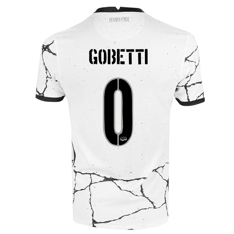 Enfant Football Maillot Alan Gobetti #0 Blanche Tenues Domicile 2021/22 T-shirt