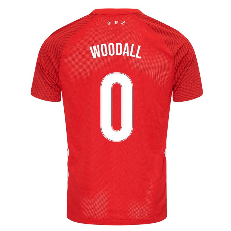 Enfant Football Maillot Roman Woodall #0 Rouge Tenues Domicile 2021/22 T-shirt
