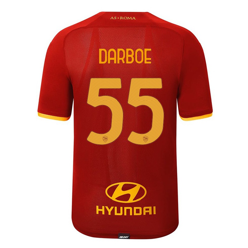 Enfant Football Maillot Ebrima Darboe #55 Rouge Tenues Domicile 2021/22 T-shirt