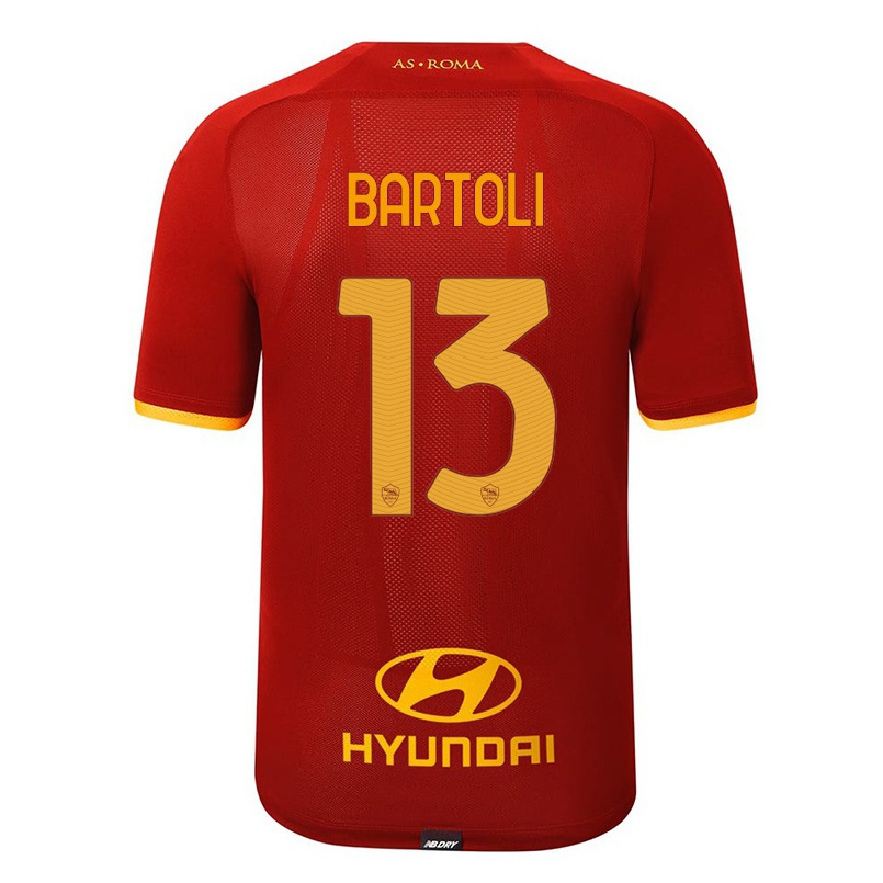Enfant Football Maillot Elisa Bartoli #13 Rouge Tenues Domicile 2021/22 T-shirt