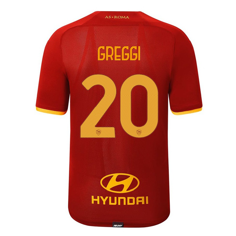 Enfant Football Maillot Giada Greggi #20 Rouge Tenues Domicile 2021/22 T-shirt