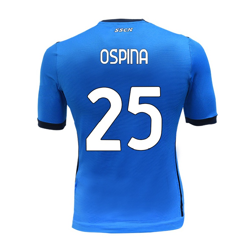 Enfant Football Maillot David Ospina #25 Bleu Tenues Domicile 2021/22 T-shirt